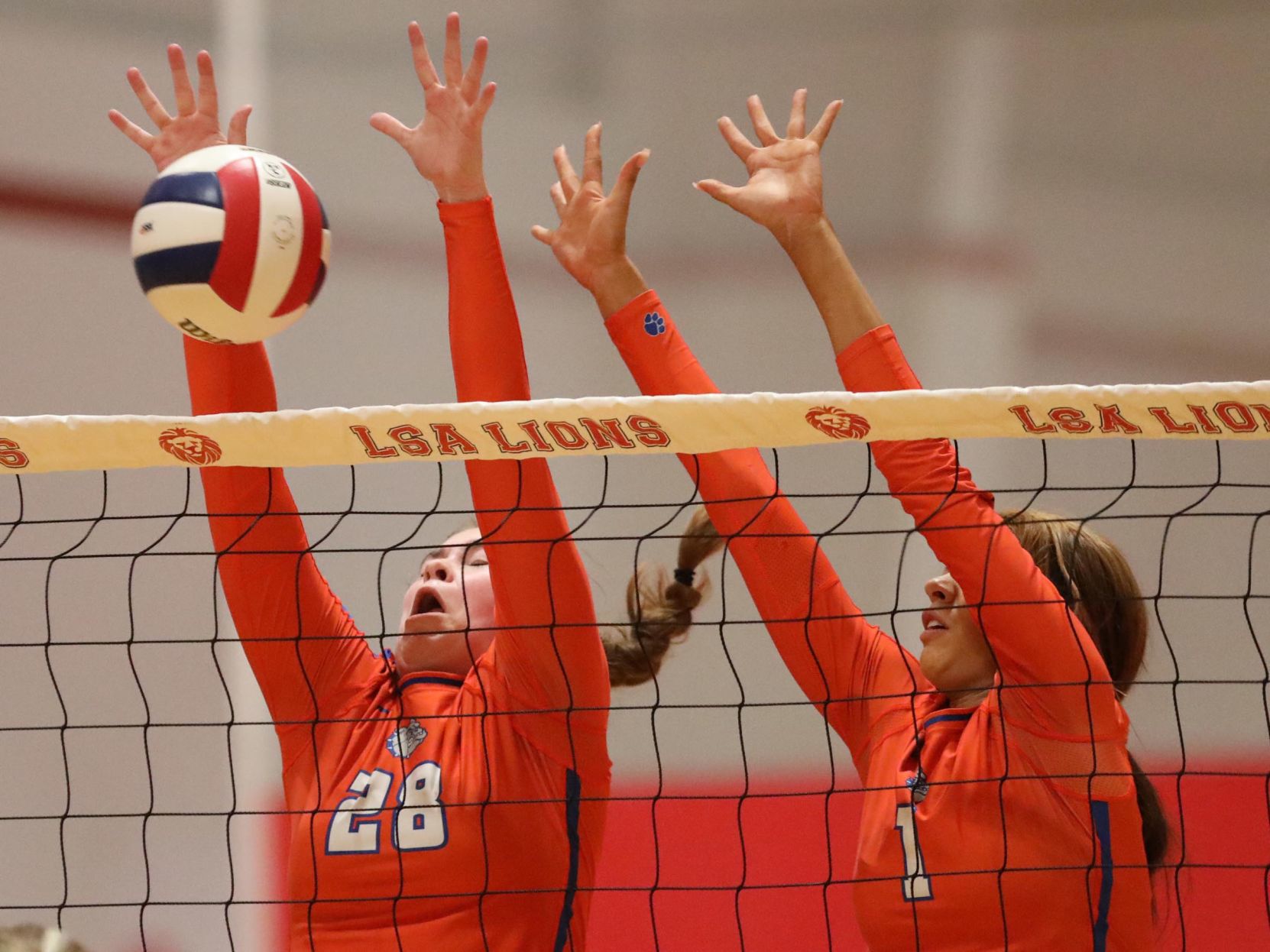 St. Teresa's Lexie Huck and DaeLin Switzer